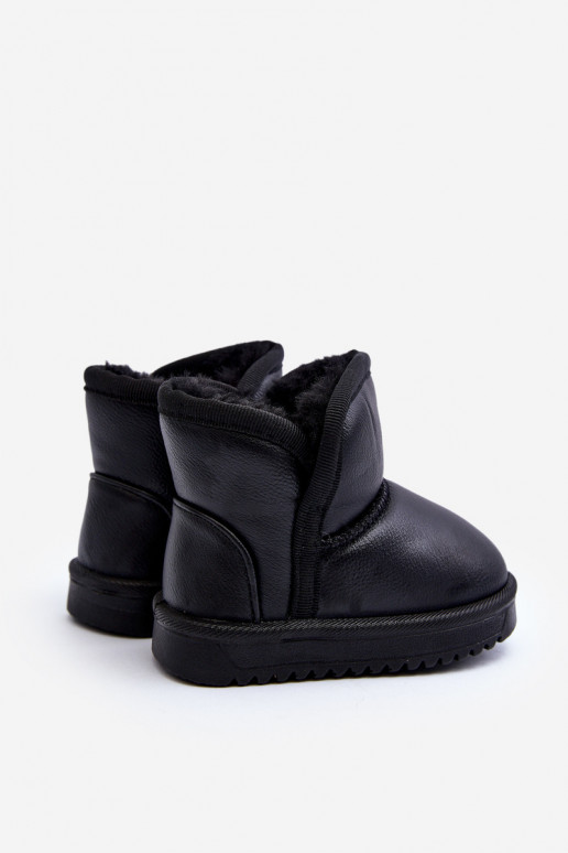 Bottes de neige écologiques Enfant couleur noire Husalta