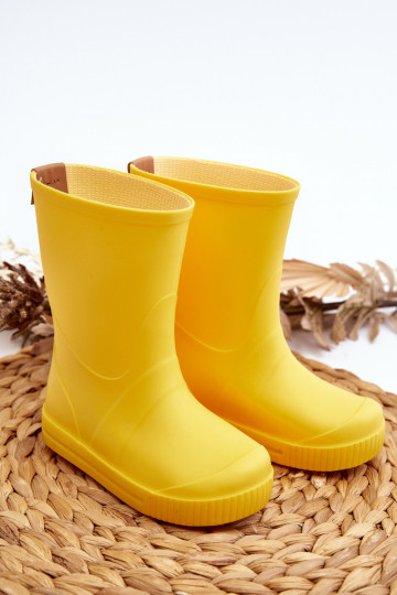 Chaussures en caoutchouc pour enfants Wave Gokids 979 couleur jaune 2