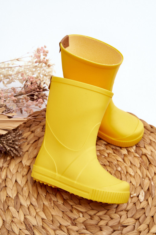 Chaussures en caoutchouc pour enfants Wave Gokids 979 couleur jaune