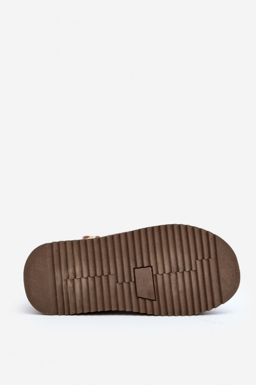 Bottes de neige à plateforme à motif - Kaki Udra Bottes de neige à plateforme à motif - Kaki Udra