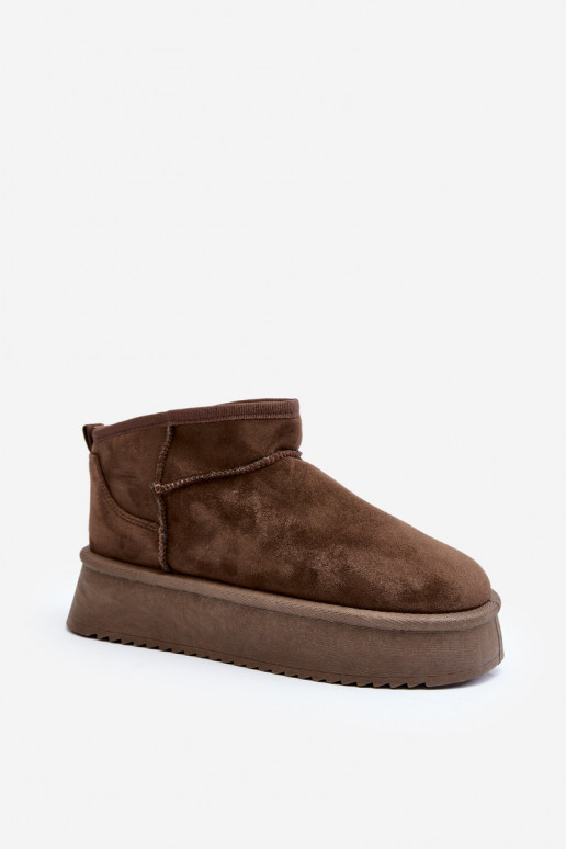 bottes de neige à semelle massive de couleur kaki Caliksa bottes de neige à semelle massive de couleur kaki Caliksa