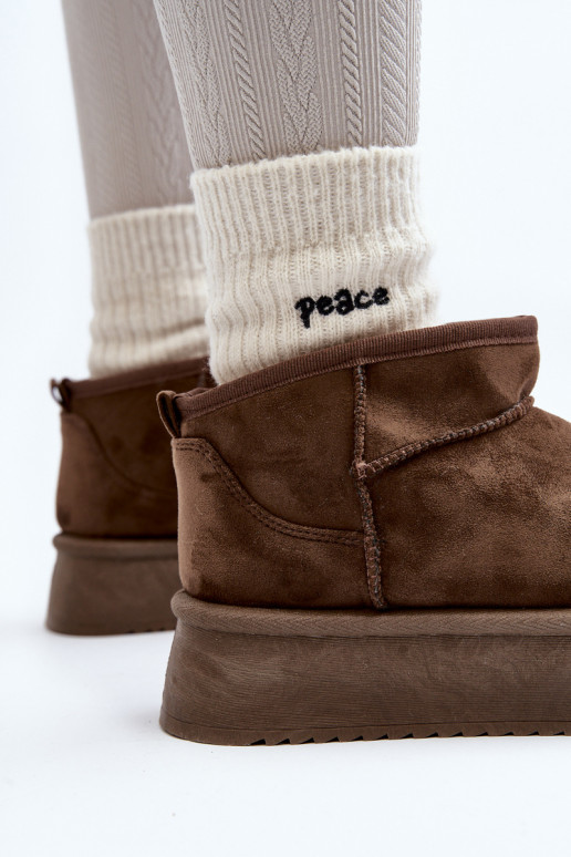 bottes de neige à semelle massive de couleur kaki Caliksa bottes de neige à semelle massive de couleur kaki Caliksa