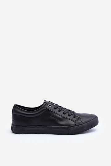 chaussures de loisirs en cuir écologique de couleur noire Big Star JJ174234 2