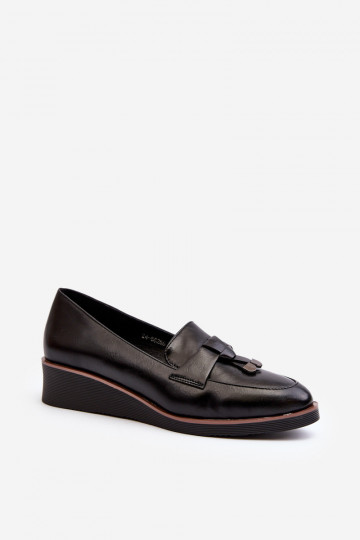 chaussures avec ornements de couleur noire Miliret