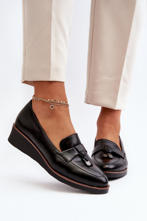 chaussures avec ornements de couleur noire Miliret chaussures avec ornements de couleur noire Miliret