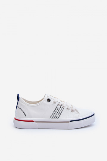 chaussures de loisirs Big Star LL174204 couleur blanche 2