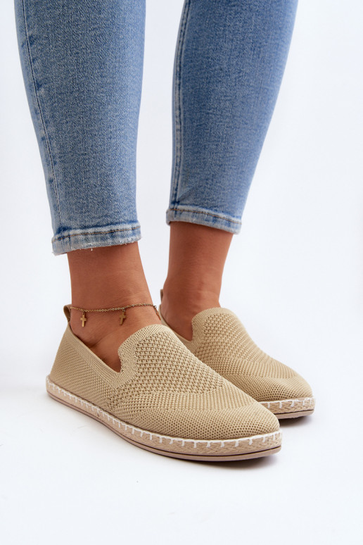 Espadrilles du modèle résistant de couleur beige Harmonie Espadrilles du modèle résistant de couleur beige Harmonie