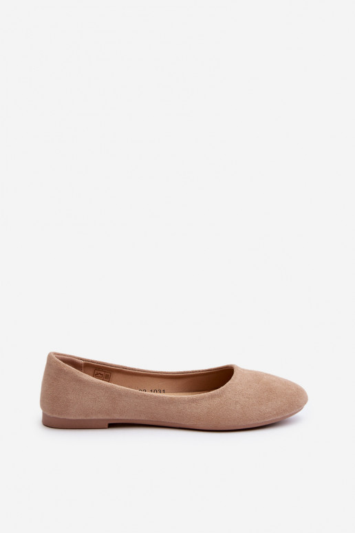 Ballerines Lasota en daim beige