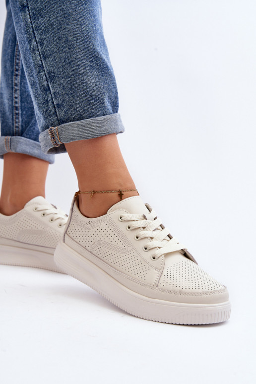 Chaussures de sport baskets modèle chaussures couleur blanche Failla