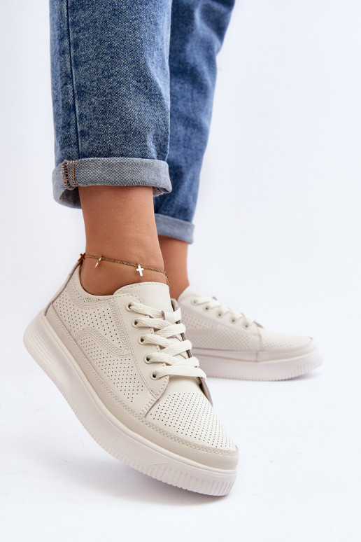 Chaussures de sport baskets modèle chaussures couleur blanche Failla