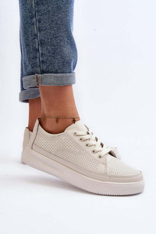 Chaussures de sport baskets modèle chaussures couleur blanche Failla