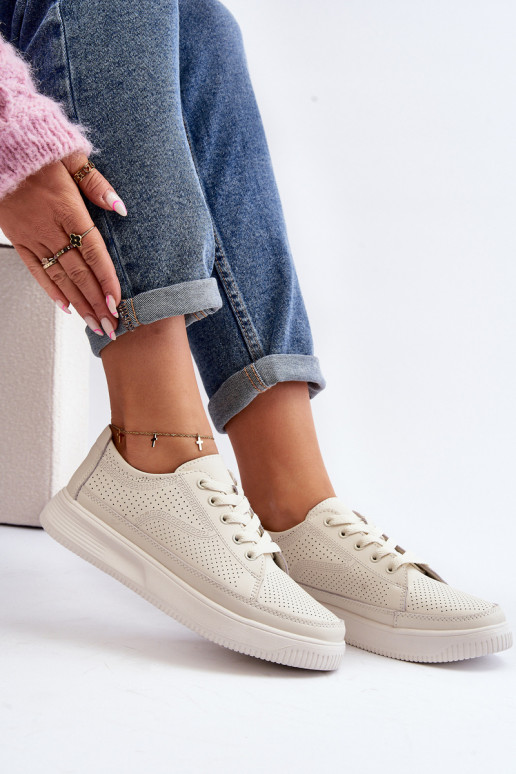 Chaussures de sport baskets modèle chaussures couleur blanche Failla