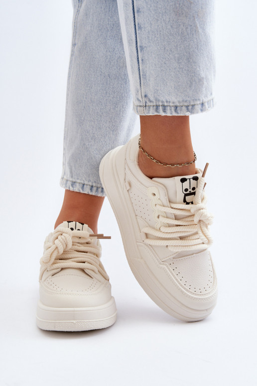 Baskets modèle chaussures Eco couleur beige Avanalis