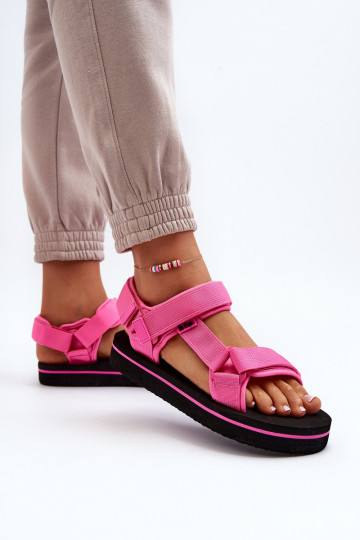 Sandales femme à plateforme Lee Cooper LCW-24-05-2750L couleur rose 2