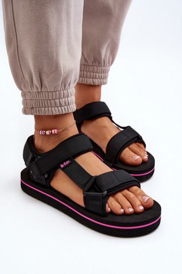 Sandales à plateforme pour femmes Lee Cooper LCW-24-05-2751L couleur noir