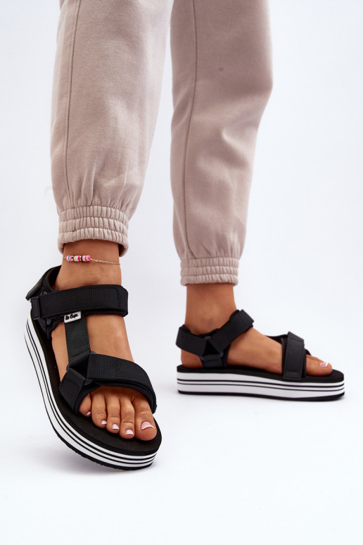 Sandales à plateforme pour femmes Lee Cooper LCW-24-05-2753 couleur noir