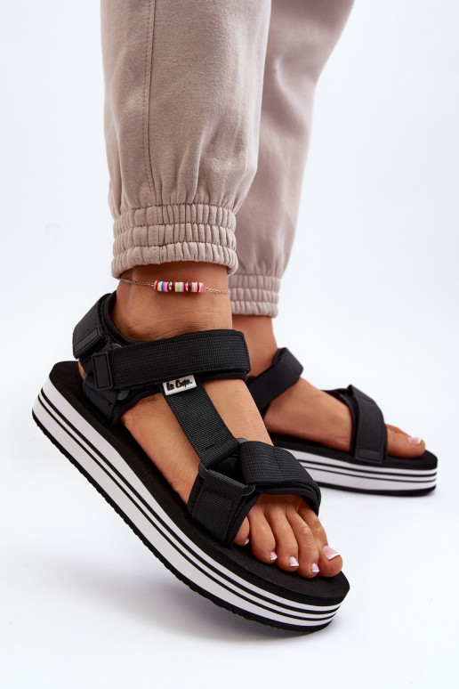 Sandales à plateforme pour femmes Lee Cooper LCW-24-05-2753 couleur noir