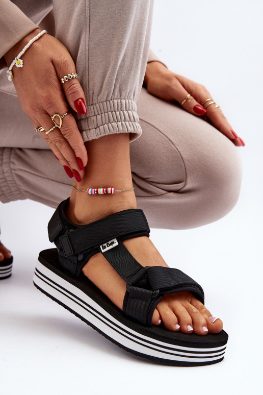 Sandales à plateforme pour femmes Lee Cooper LCW-24-05-2753 couleur noir