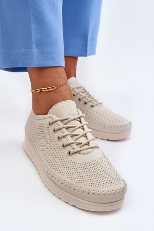 Chaussures style sport Chaussures de loisirs couleur beige Lalnai Chaussures style sport Chaussures de loisirs couleur beige Lalnai