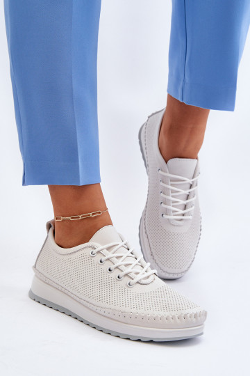 Chaussures de style sport Chaussures de loisirs couleur blanche Lalnai