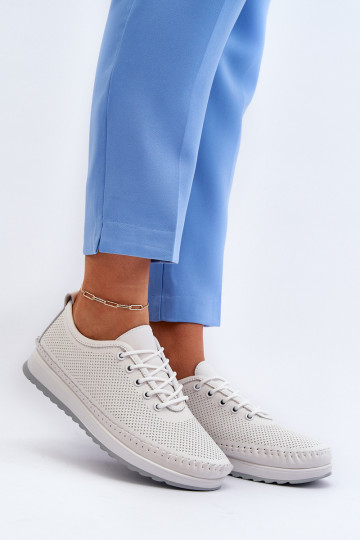 Chaussures de style sport Chaussures de loisirs couleur blanche Lalnai 2