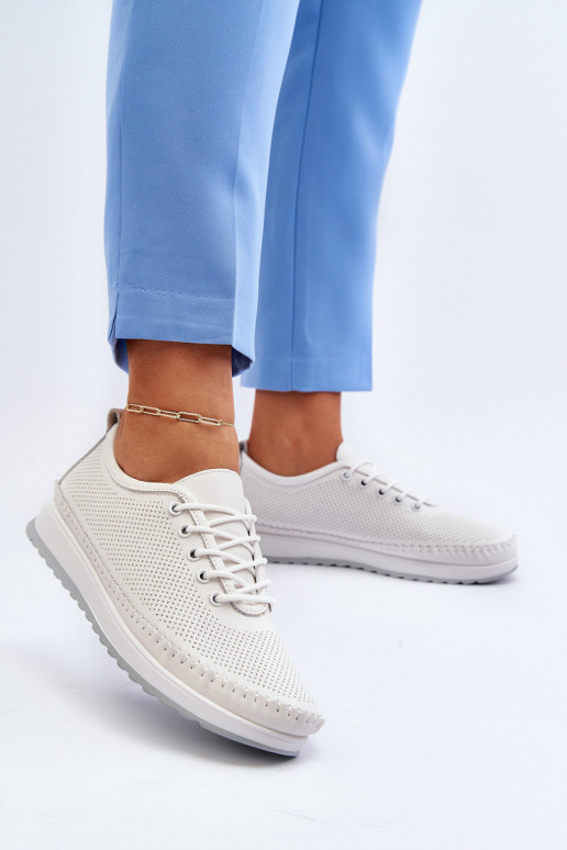Chaussures de style sport Chaussures de loisirs couleur blanche Lalnai