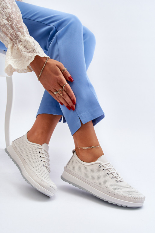 Chaussures de style sport Chaussures de loisirs couleur blanche Lalnai Chaussures de style sport Chaussures de loisirs couleur blanche Lalnai