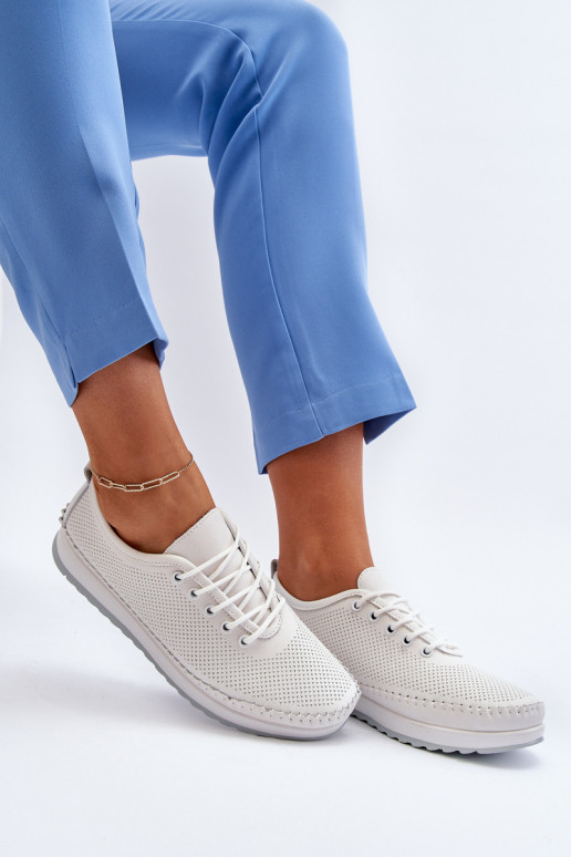 Chaussures de style sport Chaussures de loisirs couleur blanche Lalnai