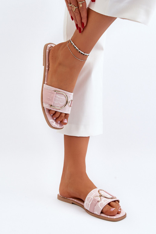 avec brillance Chaussons pour femmes avec ornements en rose Taleci avec brillance Chaussons pour femmes avec ornements en rose Taleci