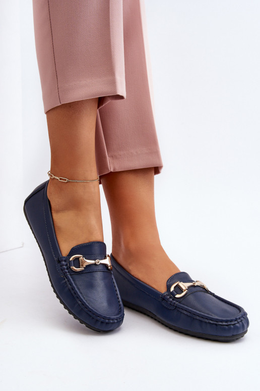 Mocassins modèle classique Eko couleur bleu foncé Demese