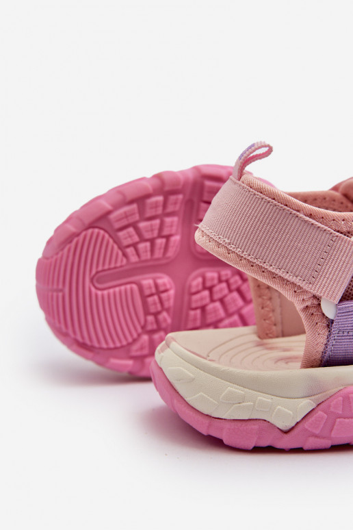 sandales Enfant avec attaches adhésives Big Star NN374238 couleur rose