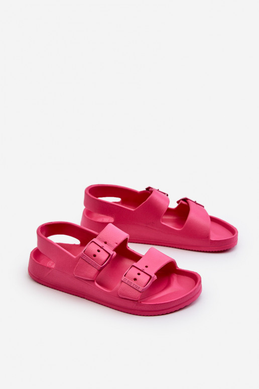 Chaussons Enfants avec boucles BIG STAR NN374545 couleur rose