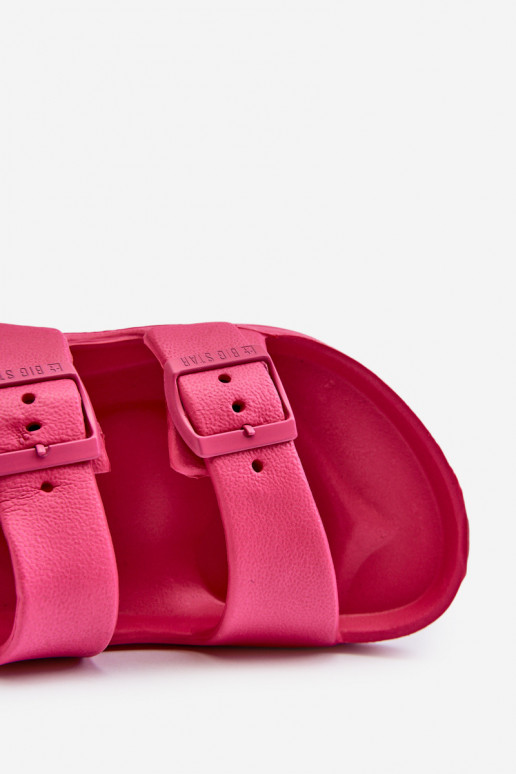 Chaussons Enfants avec boucles BIG STAR NN374545 couleur rose