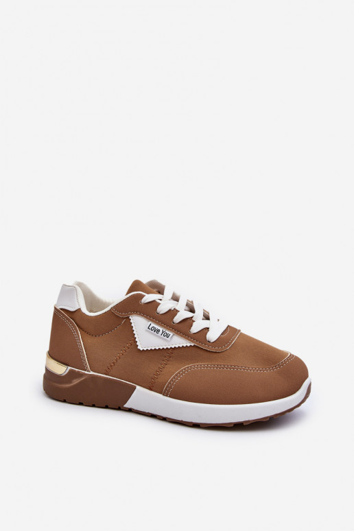 chaussures de sport Sneakers modèle chaussures couleur marron Vovella