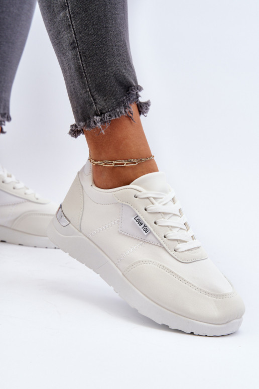 Chaussures de sport baskets modèle chaussures couleur blanche Vovella