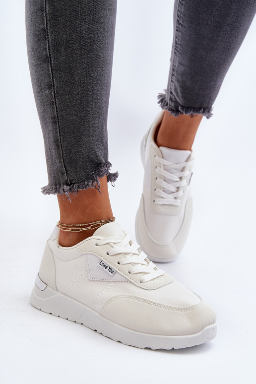 Chaussures de sport baskets modèle chaussures couleur blanche Vovella