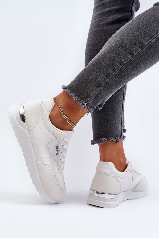 Chaussures de sport baskets modèle chaussures couleur blanche Vovella