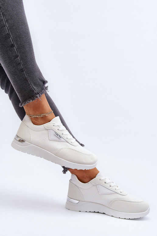 Chaussures de sport baskets modèle chaussures couleur blanche Vovella