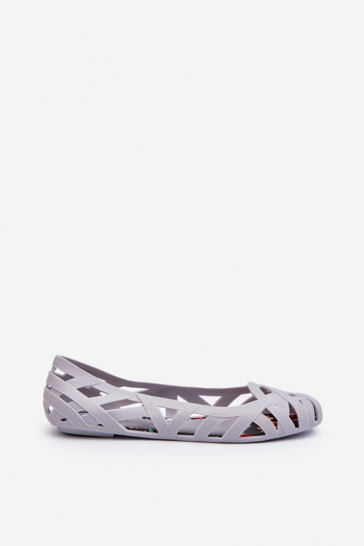 Ballerine en caoutchouc couleur gris Salam