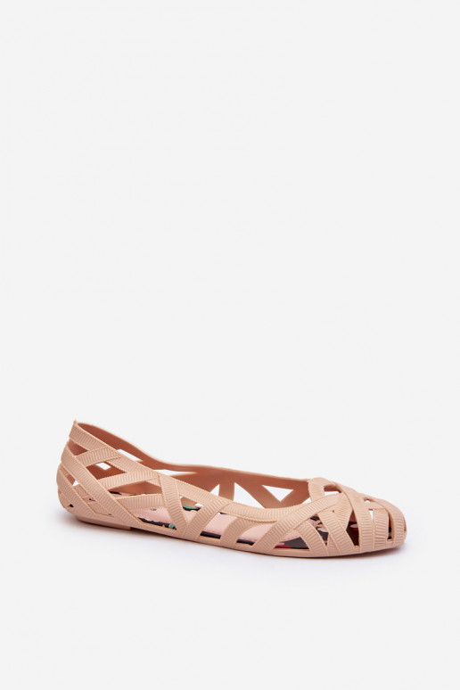 Ballerines En Caoutchouc Nude Salam