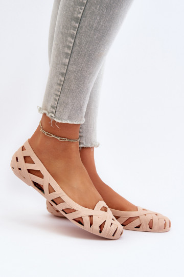 Ballerines En Caoutchouc Nude Salam 2