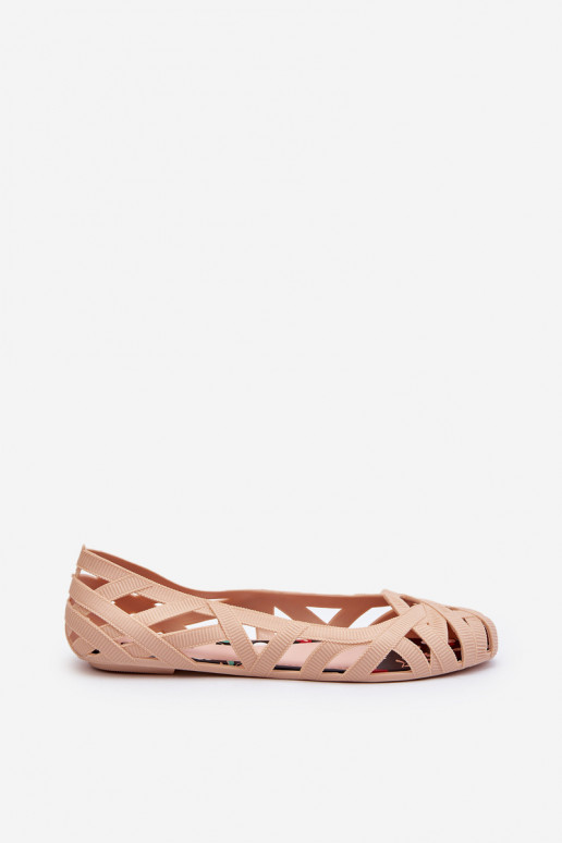 Ballerines En Caoutchouc Nude Salam