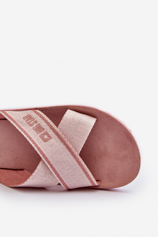 Chaussons femme Big Star NN274A058 rose