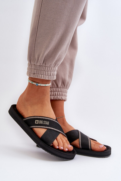 Chaussons pour femmes Big Star NN274A059 couleur noir