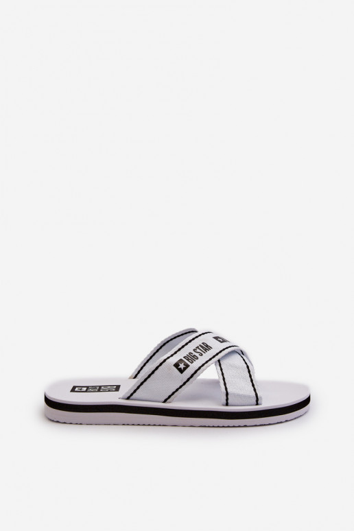 Chaussons femmePantoufles légèresj Podeszwie Big Star NN274A509 blanc