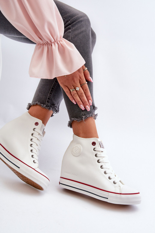 Chaussures de loisirs Cross Jeans NN2R4004 couleur blanc Chaussures de loisirs Cross Jeans NN2R4004 couleur blanc
