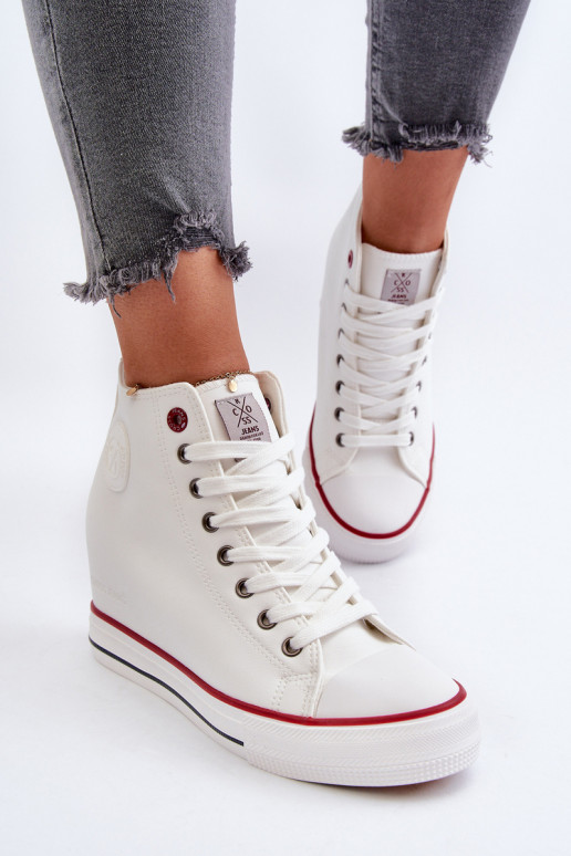 Chaussures de loisirs Cross Jeans NN2R4004 couleur blanc Chaussures de loisirs Cross Jeans NN2R4004 couleur blanc