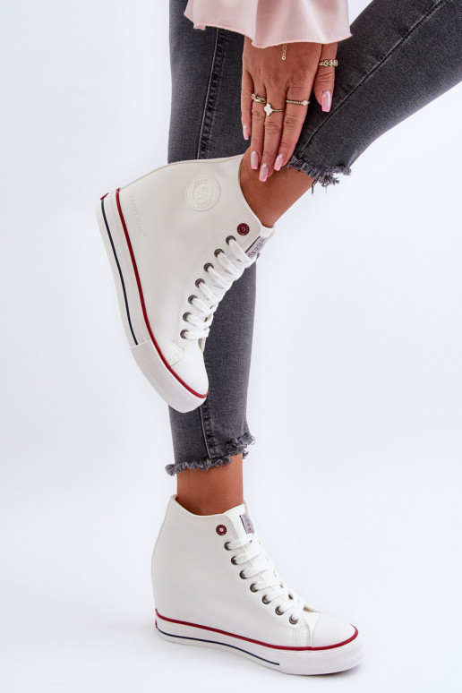 Chaussures de loisirs Cross Jeans NN2R4004 couleur blanc Chaussures de loisirs Cross Jeans NN2R4004 couleur blanc