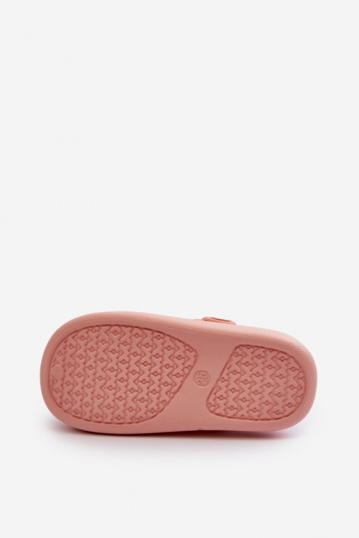Chaussons Enfants Chaussons légers avec ornements couleur rose Opleja