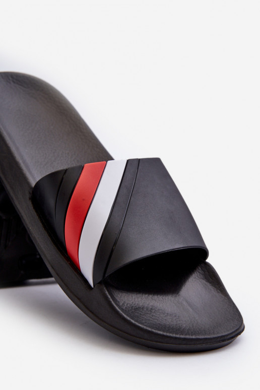 Chaussons légers pour hommes modèle classique de couleur noire Bemostom Chaussons légers pour hommes modèle classique de couleur noire Bemostom